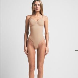 SKIMS Tan Shapewear Bodysuit